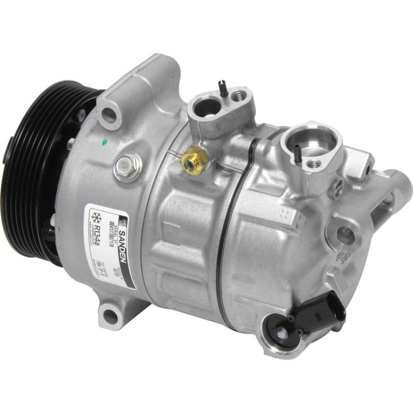 Universal Air Conditioning CO 4573 A/C Compressor -- Sanden PXE16 Compressor Assembly