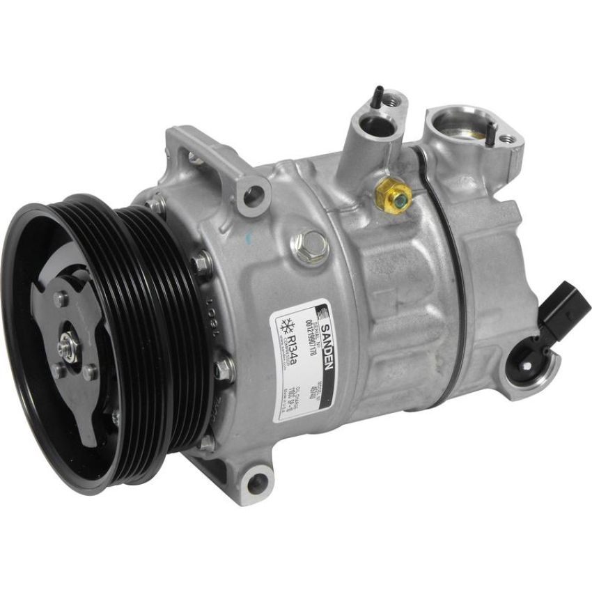 Universal Air Conditioning CO 4574 A/C Compressor -- Sanden PXE16 Compressor Assembly