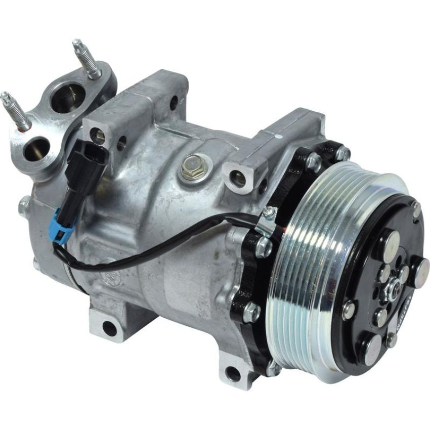 Universal Air Conditioning CO 4585 A/C Compressor -- Sanden SD7H15 Compressor Assembly