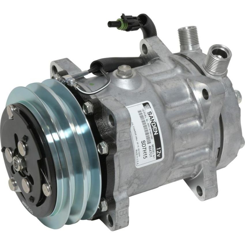 Universal Air Conditioning CO 4647 A/C Compressor -- Sanden SD7H15 Compressor Assembly