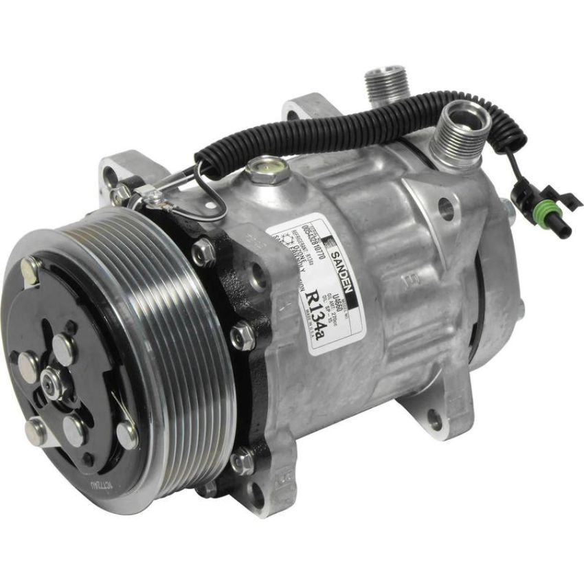 Universal Air Conditioning CO 4660 A/C Compressor -- Sanden SD7H15 Compressor Assembly