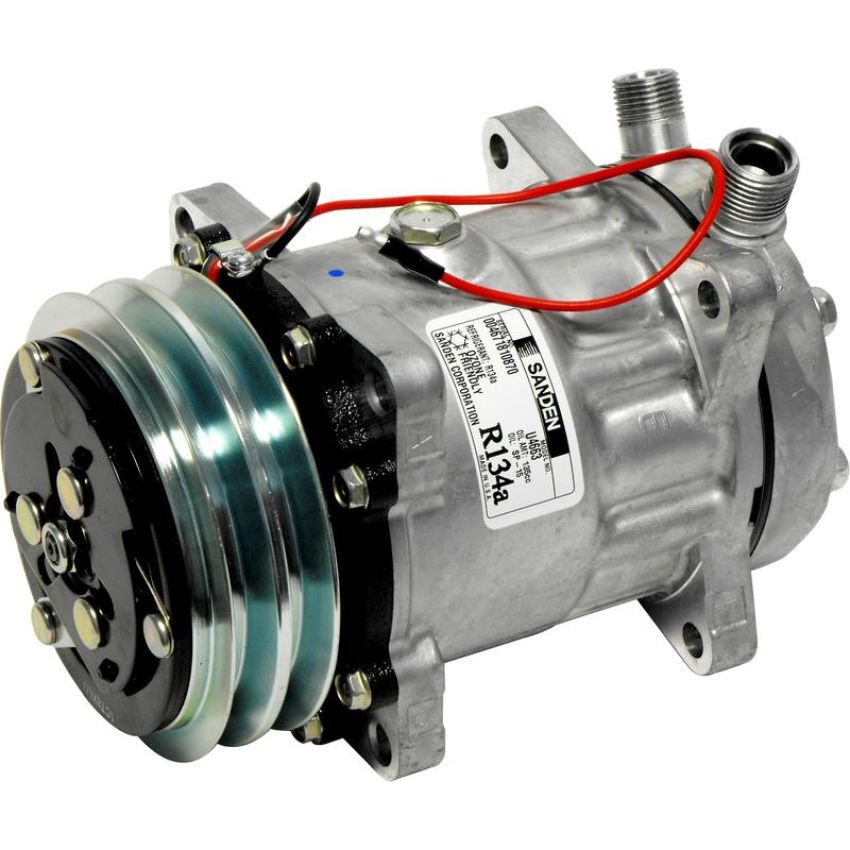 Universal Air Conditioning CO 4663 A/C Compressor -- Sanden SD7H15 Compressor Assembly