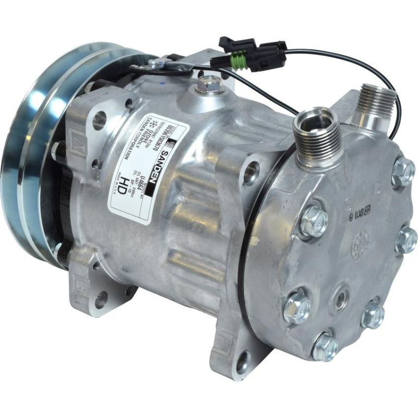 Universal Air Conditioning CO 4664 A/C Compressor -- Sanden SD7H15 Compressor Assembly