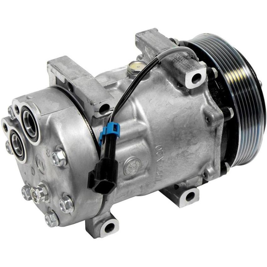 Universal Air Conditioning CO 4671 A/C Compressor -- Sanden SD7H15 Compressor Assembly