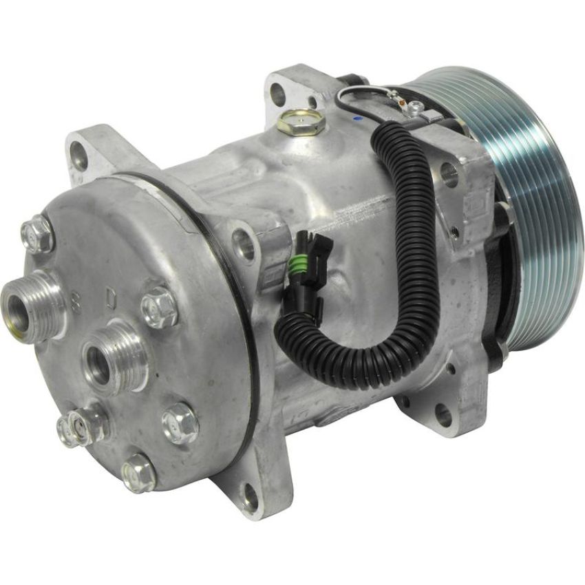 Universal Air Conditioning CO 4672 A/C Compressor -- Sanden SD7H15 Compressor Assembly