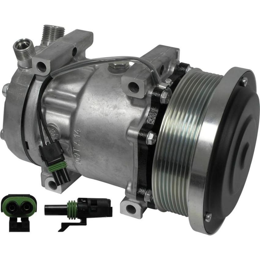 Universal Air Conditioning CO 4698 A/C Compressor -- Sanden SD7H15 Compressor Assembly