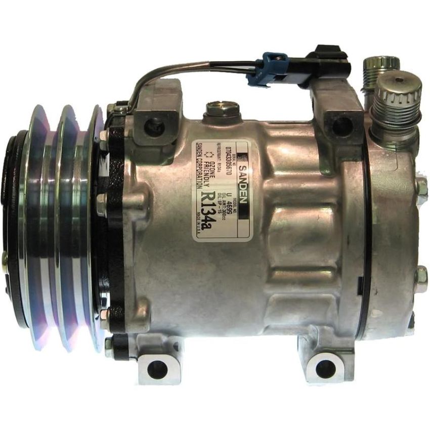 Universal Air Conditioning CO 4699 A/C Compressor -- Sanden SD7H15 Compressor Assembly