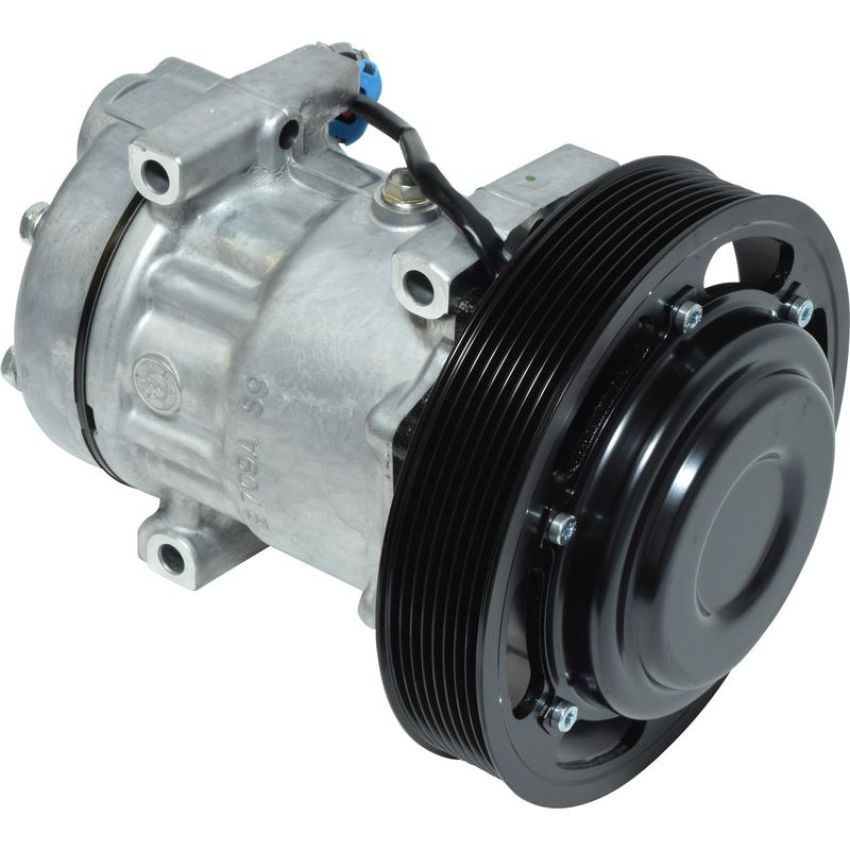 Universal Air Conditioning CO 4732 A/C Compressor -- Sanden SD7H15HD Compressor Assembly