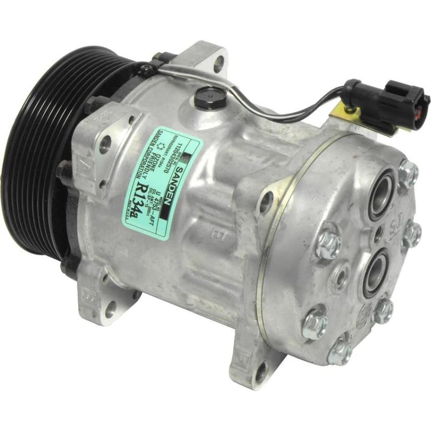 Universal Air Conditioning CO 4753 A/C Compressor -- Sanden SD7H15HD Compressor Assembly