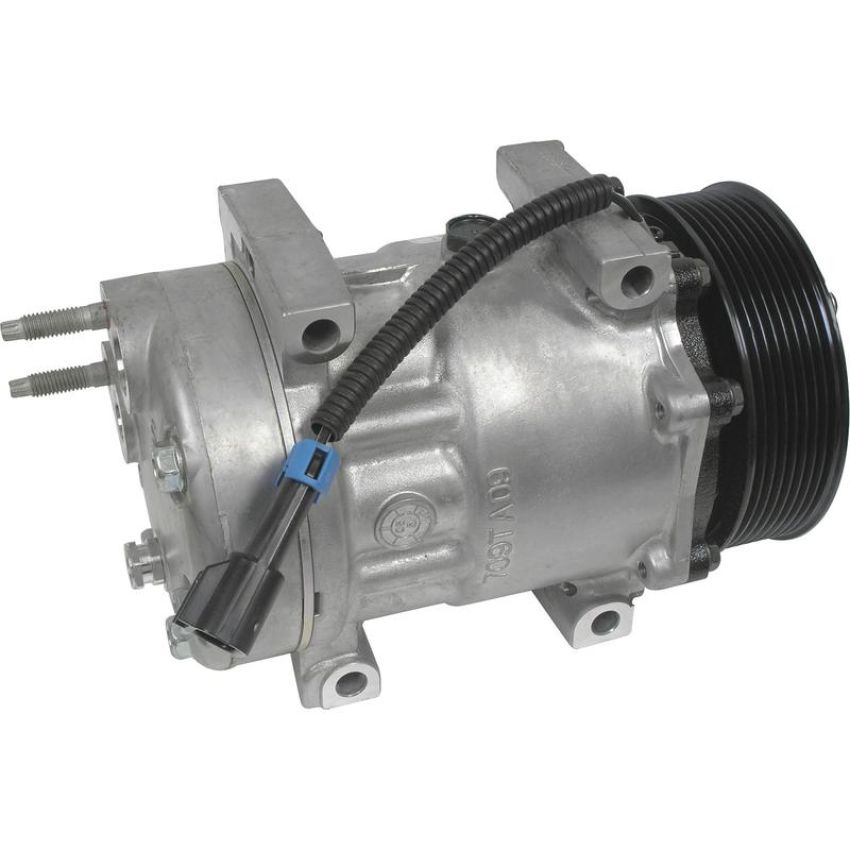 Universal Air Conditioning CO 4816 A/C Compressor -- Sanden SD7H15 Compressor Assembly