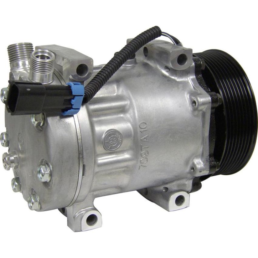 Universal Air Conditioning CO 4822 A/C Compressor -- Sanden SD7H15 Compressor Assembly