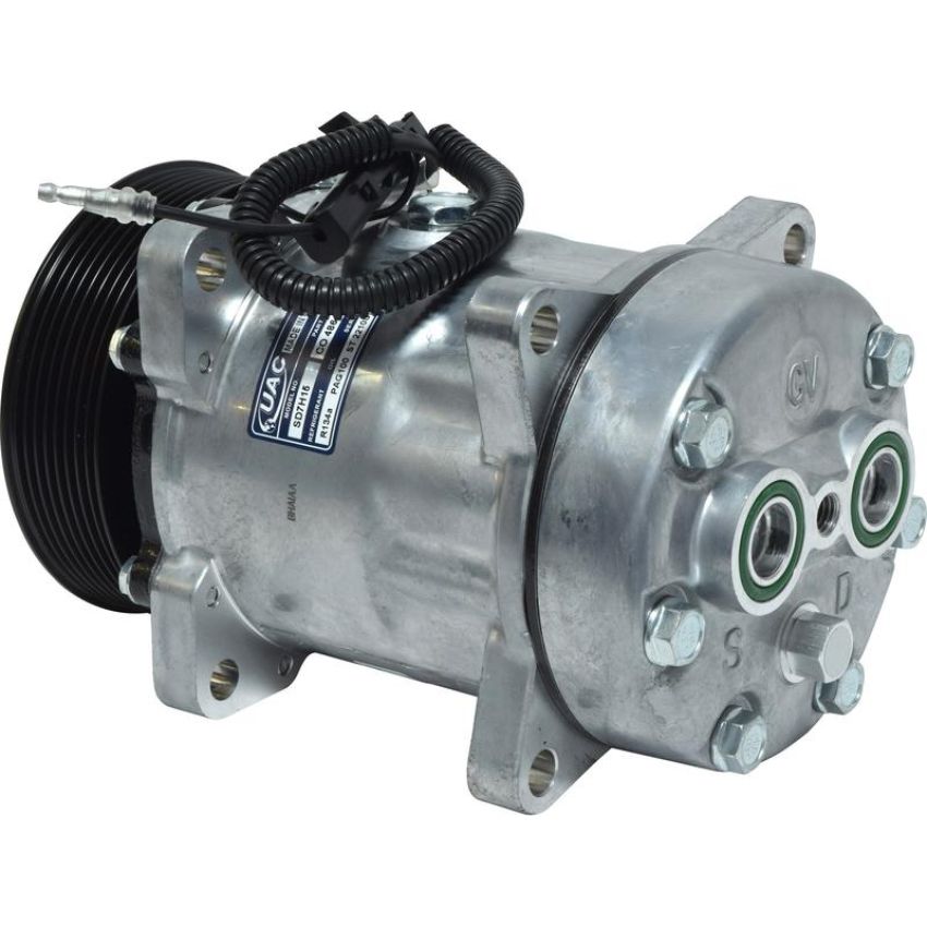 Universal Air Conditioning CO 4864C A/C Compressor -- UAC FLX7 Compressor Assembly