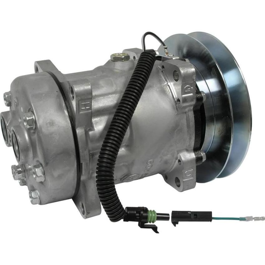 Universal Air Conditioning CO 4868 A/C Compressor -- Sanden FLX7 Compressor Assembly