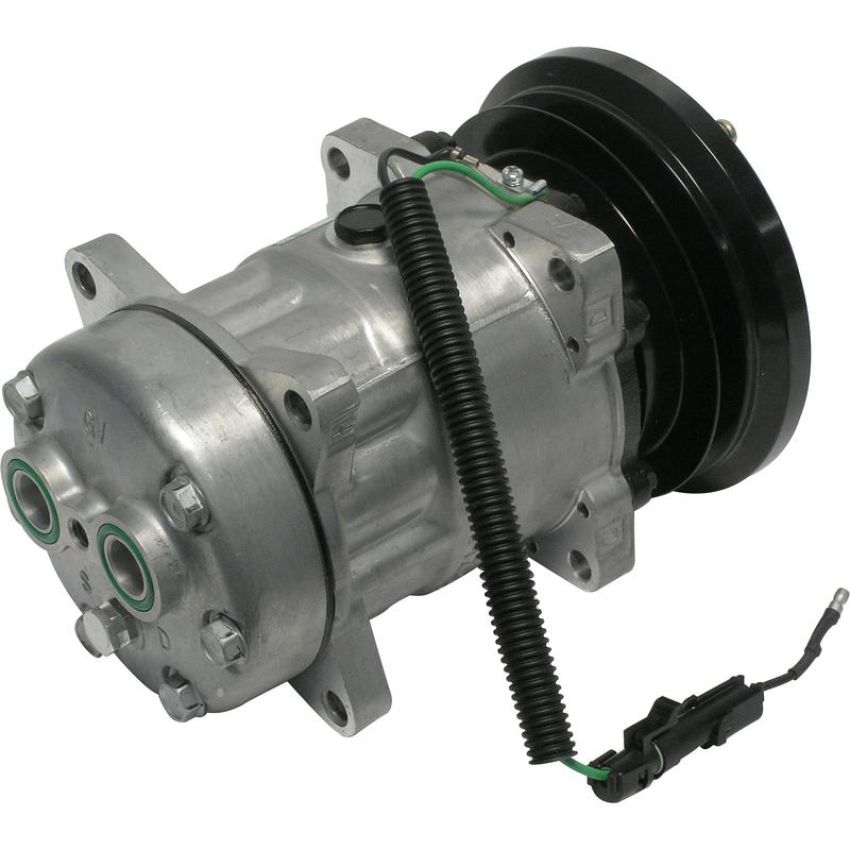 Universal Air Conditioning CO 4877C A/C Compressor -- UAC FLX7 Compressor Assembly