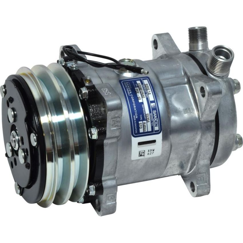 Universal Air Conditioning CO 5354 A/C Compressor -- Sanden SD5L14 Compressor Assembly