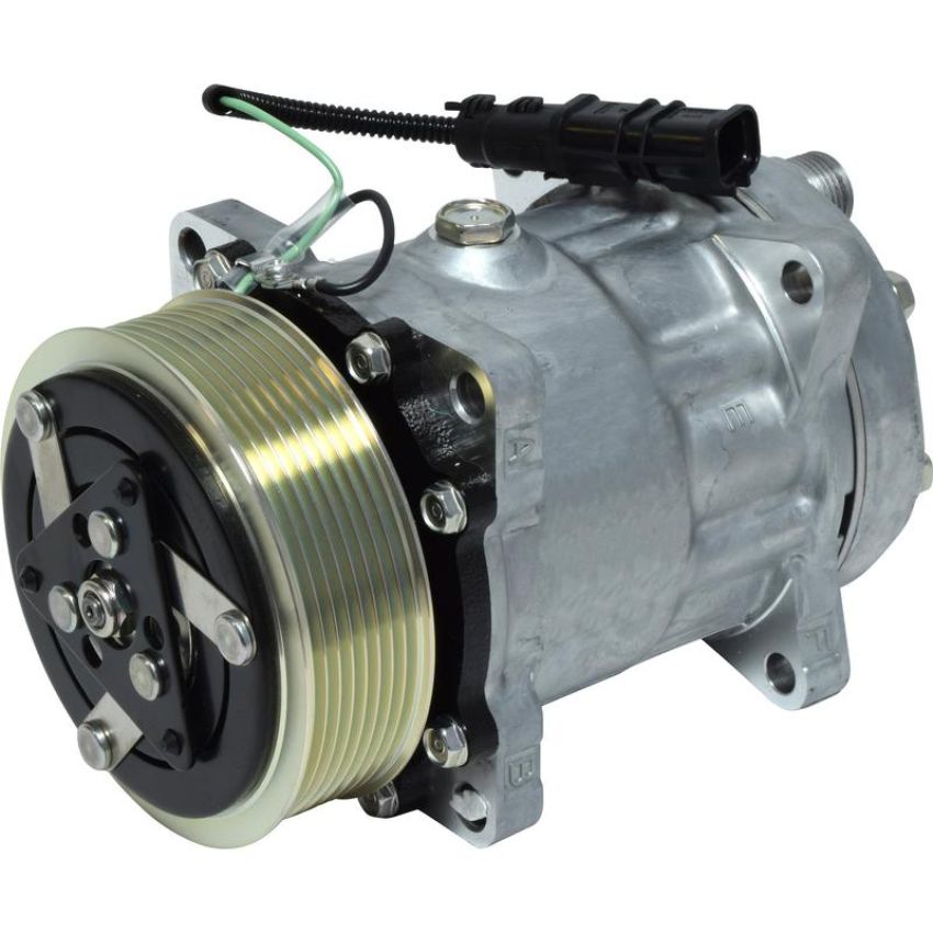 Universal Air Conditioning CO 6012 A/C Compressor -- Sanden SD7H15 Compressor Assembly