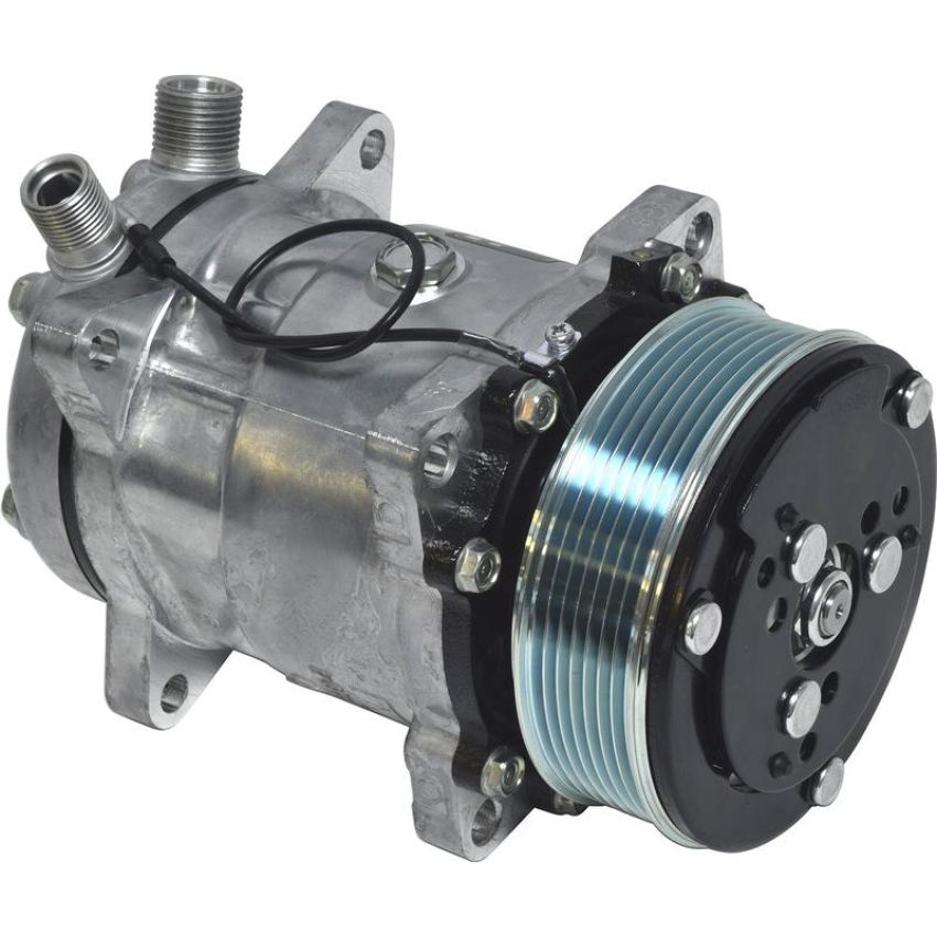 Universal Air Conditioning CO 6629 A/C Compressor -- Sanden SD5H14 Compressor Assembly
