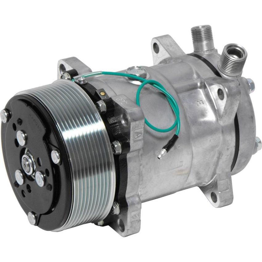 Universal Air Conditioning CO 6649 A/C Compressor -- Sanden SD5H14 Compressor Assembly