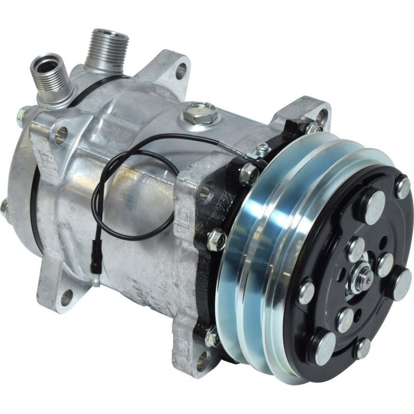 Universal Air Conditioning CO 6664 A/C Compressor -- Sanden SD5H14 Compressor Assembly
