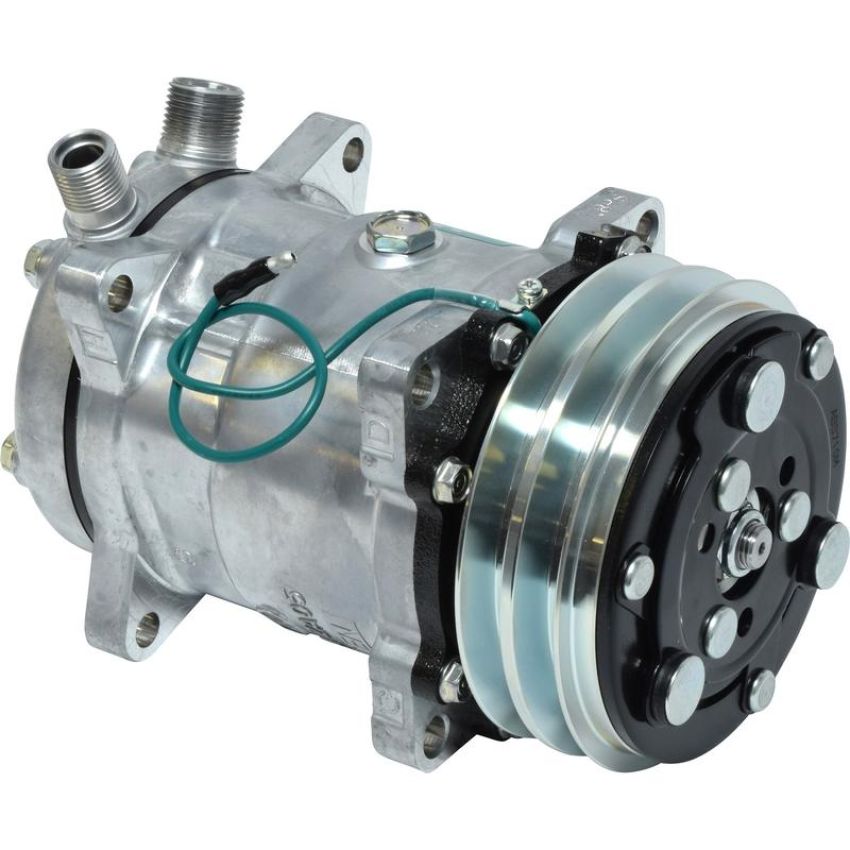 Universal Air Conditioning CO 6665 A/C Compressor -- Sanden SD5H14 Compressor Assembly