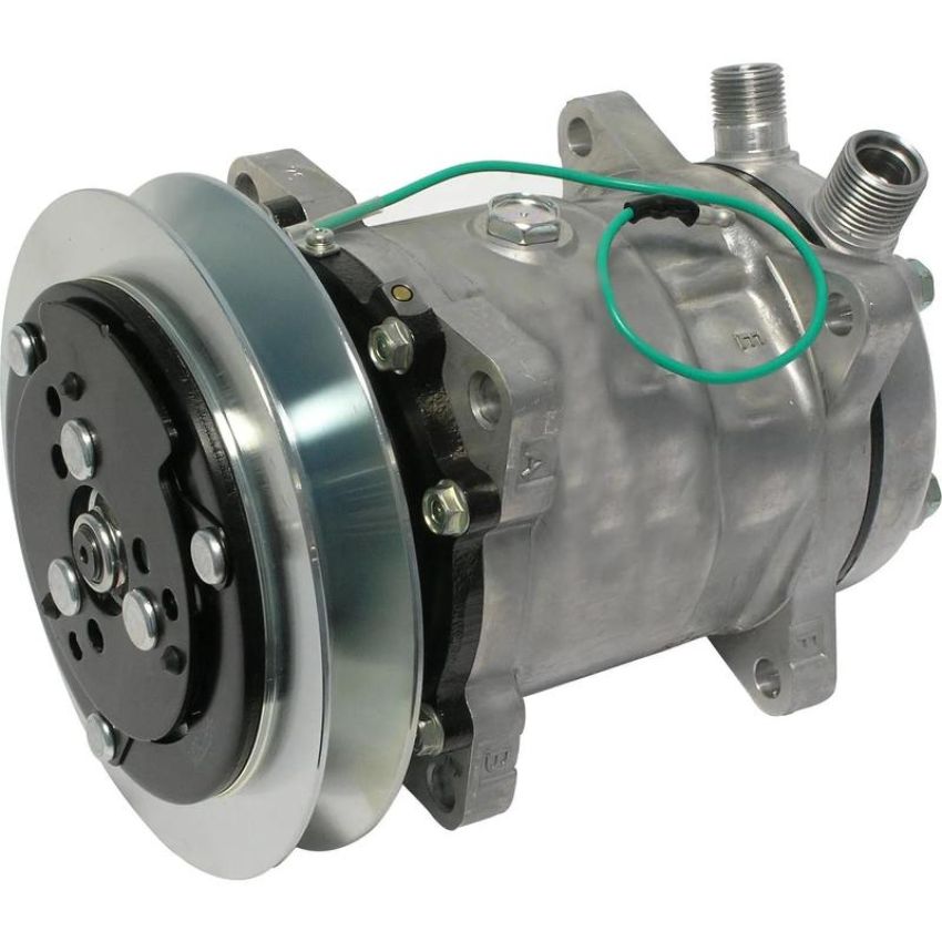 Universal Air Conditioning CO 6672 A/C Compressor -- Sanden SD5H14 Compressor Assembly