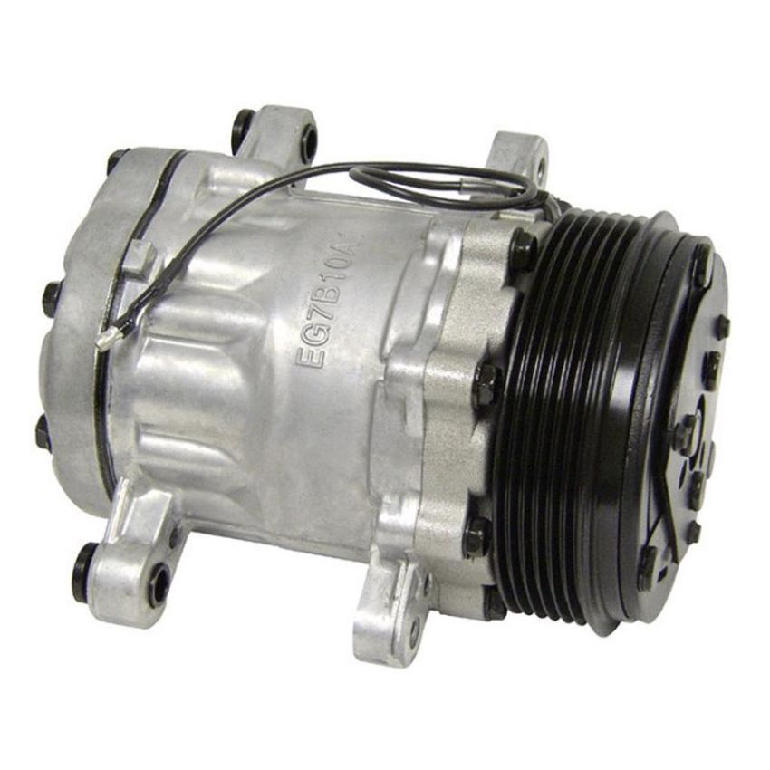 Universal Air Conditioning CO 7176 A/C Compressor -- Sanden SD7B10 Compressor Assembly