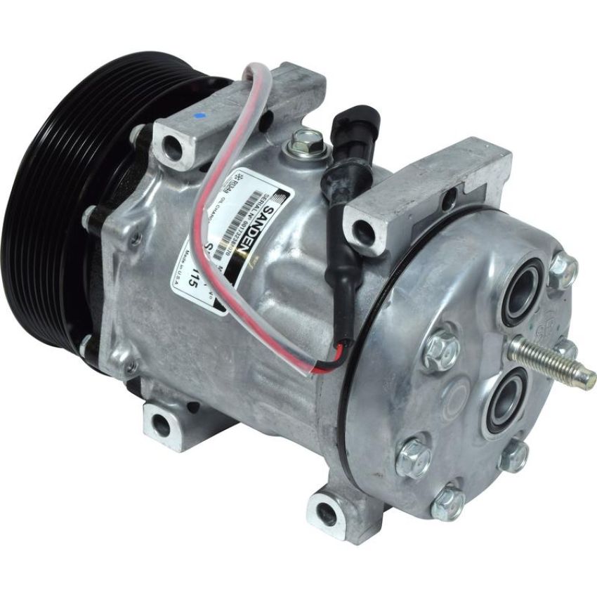 Universal Air Conditioning CO 7681 A/C Compressor -- Sanden SD7H15 Compressor Assembly