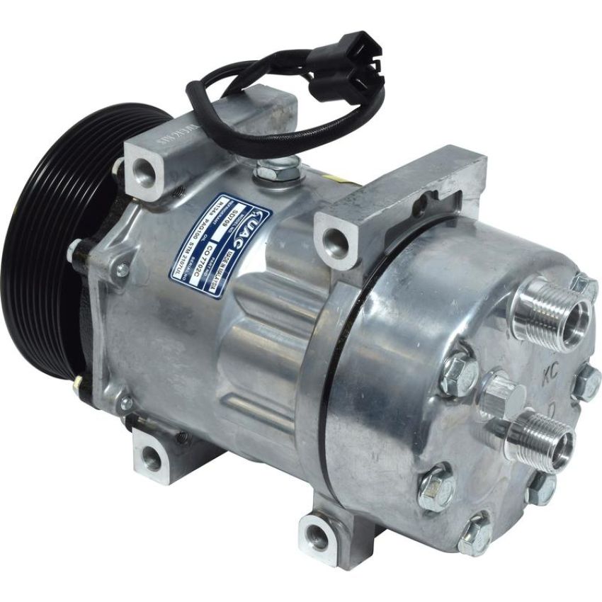 Universal Air Conditioning CO 7702C A/C Compressor -- UAC SD709 Compressor Assembly