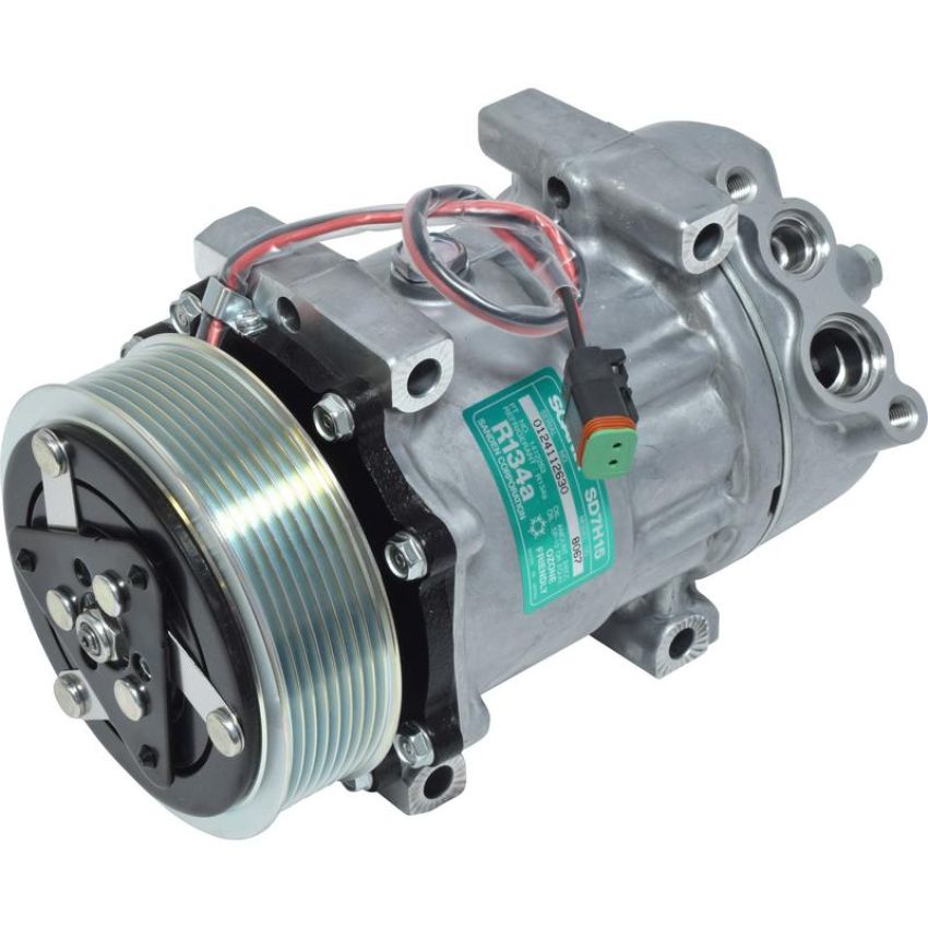 Universal Air Conditioning CO 8067 A/C Compressor -- Sanden SD7H15 Compressor Assembly