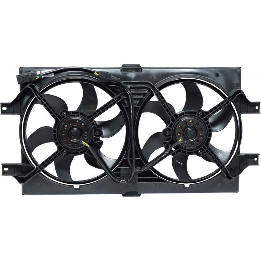Universal Air Conditioning FA 50035C Dual Radiator and Condenser Fan Assembly -- Radiator-Condenser Fan Assy