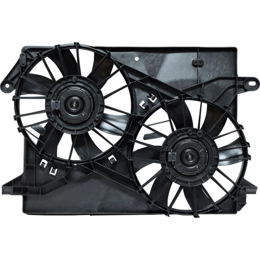 Universal Air Conditioning FA 50039C Dual Radiator and Condenser Fan Assembly -- Radiator-Condenser Fan Assy