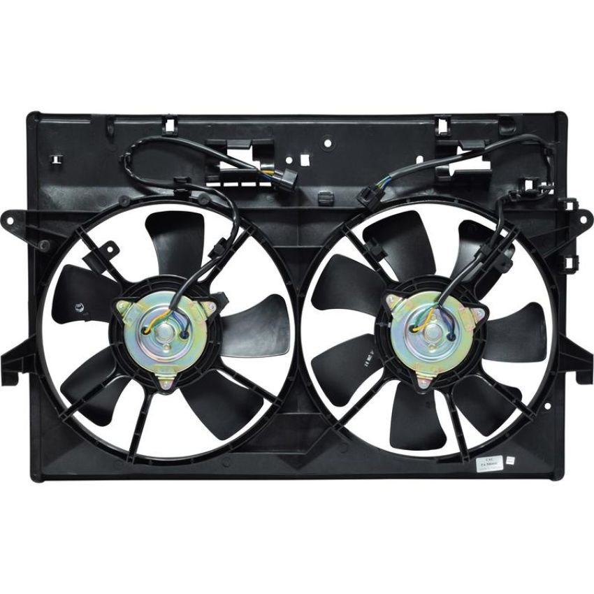 Universal Air Conditioning FA 50046C Dual Radiator and Condenser Fan Assembly -- Radiator-Condenser Fan Assy
