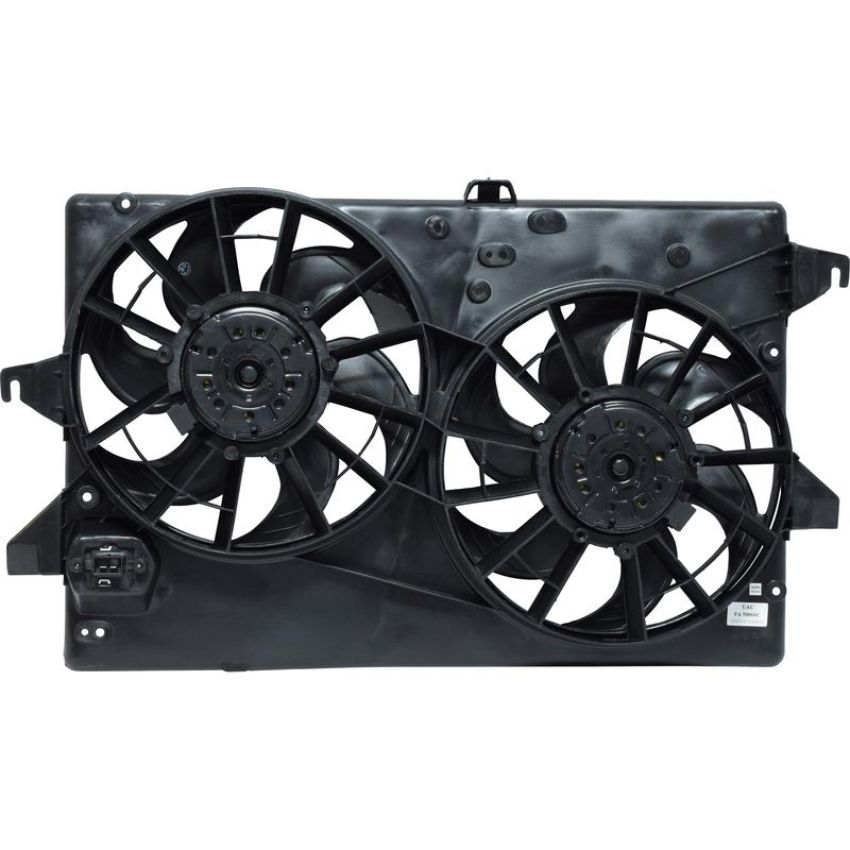 Universal Air Conditioning FA 50066C Dual Radiator and Condenser Fan Assembly -- Radiator-Condenser Fan Assy