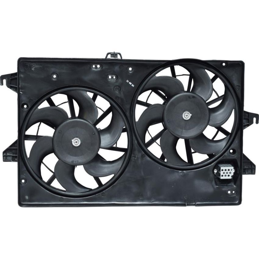 Universal Air Conditioning FA 50066C Dual Radiator and Condenser Fan Assembly -- Radiator-Condenser Fan Assy
