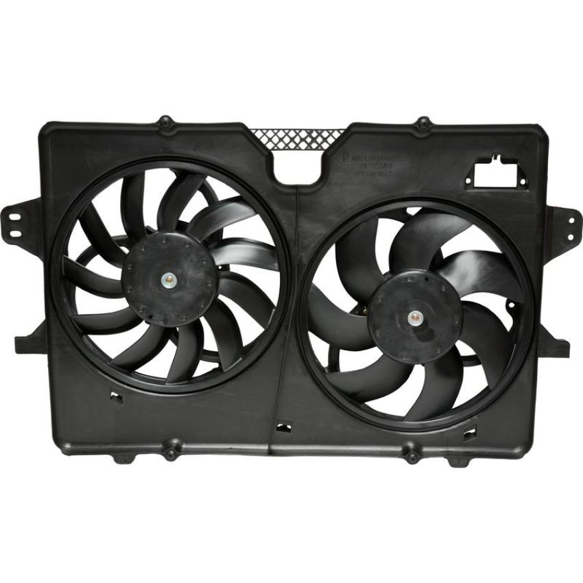 Universal Air Conditioning FA 50074C Dual Radiator and Condenser Fan Assembly -- Radiator-Condenser Fan Assy