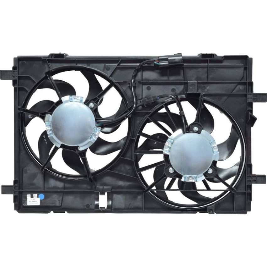 Universal Air Conditioning FA 50083C Dual Radiator and Condenser Fan Assembly -- Radiator-Condenser Fan Assy
