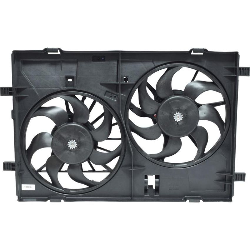 Universal Air Conditioning FA 50083C Dual Radiator and Condenser Fan Assembly -- Radiator-Condenser Fan Assy