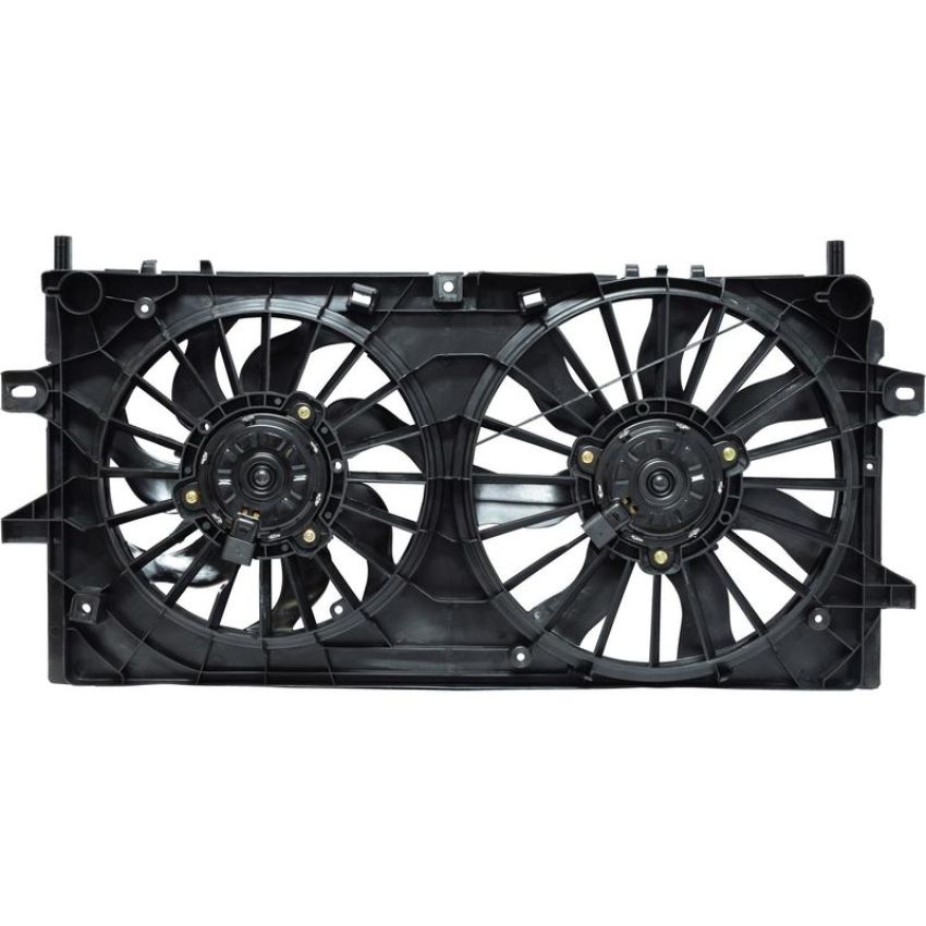 Universal Air Conditioning FA 50094C Dual Radiator and Condenser Fan Assembly -- Radiator-Condenser Fan Assy