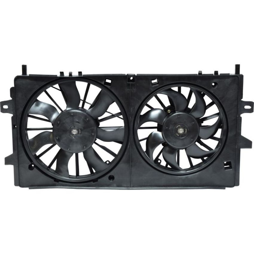 Universal Air Conditioning FA 50094C Dual Radiator and Condenser Fan Assembly -- Radiator-Condenser Fan Assy