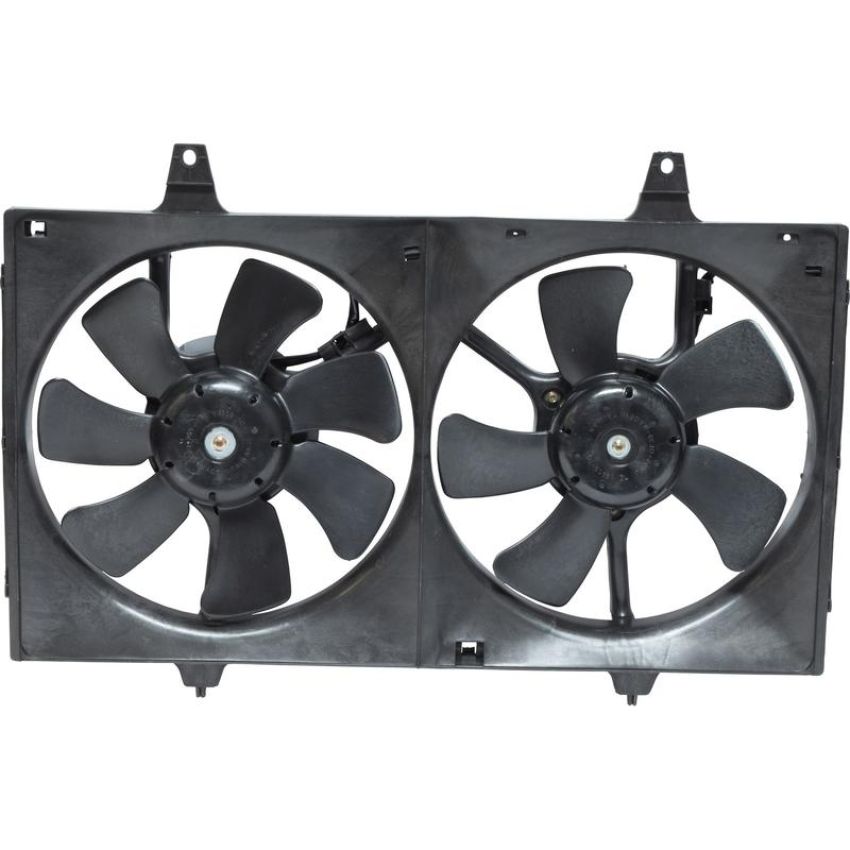 Universal Air Conditioning FA 50142C Dual Radiator and Condenser Fan Assembly -- Radiator-Condenser Fan Assy