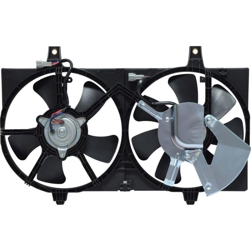 Universal Air Conditioning FA 50146C Dual Radiator and Condenser Fan Assembly -- Radiator-Condenser Fan Assy