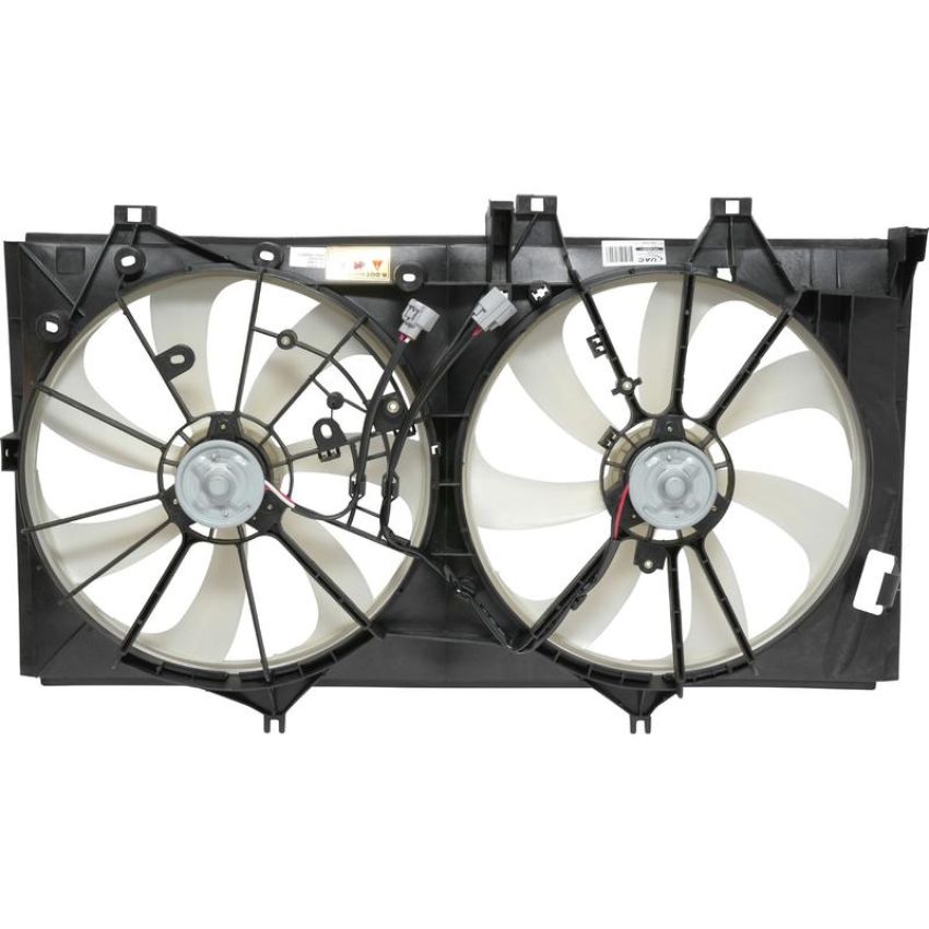 Universal Air Conditioning FA 50167C Dual Radiator and Condenser Fan Assembly -- Radiator-Condenser Fan Assy
