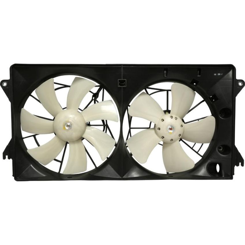 Universal Air Conditioning FA 50170C Dual Radiator and Condenser Fan Assembly -- Radiator-Condenser Fan Assy