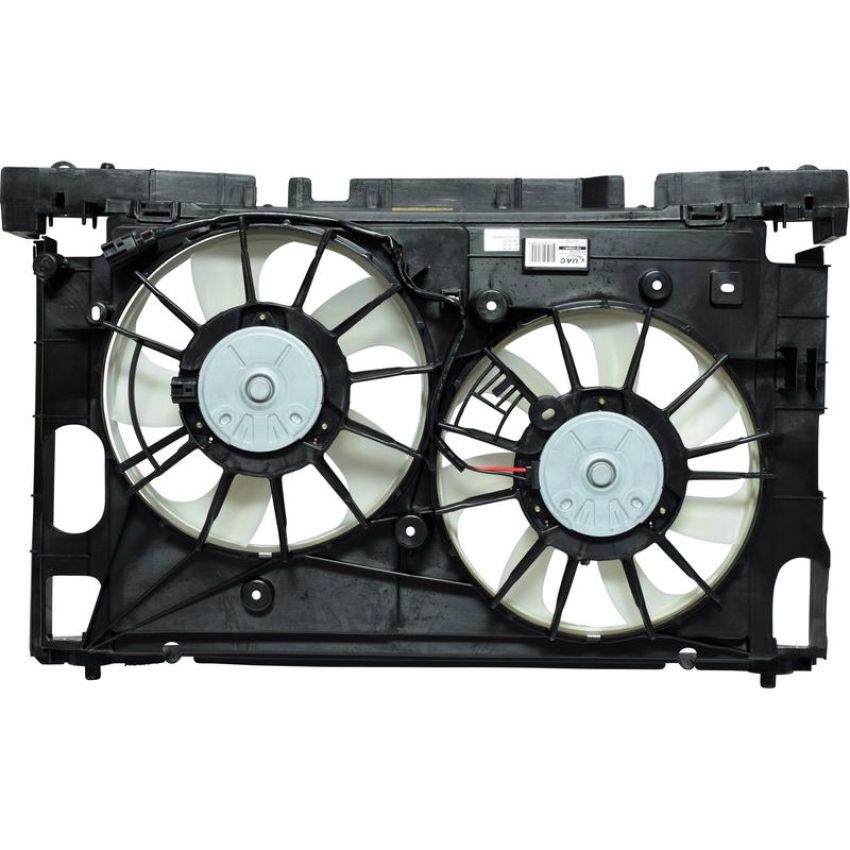 Universal Air Conditioning FA 50173C Dual Radiator and Condenser Fan Assembly -- Radiator-Condenser Fan Assy