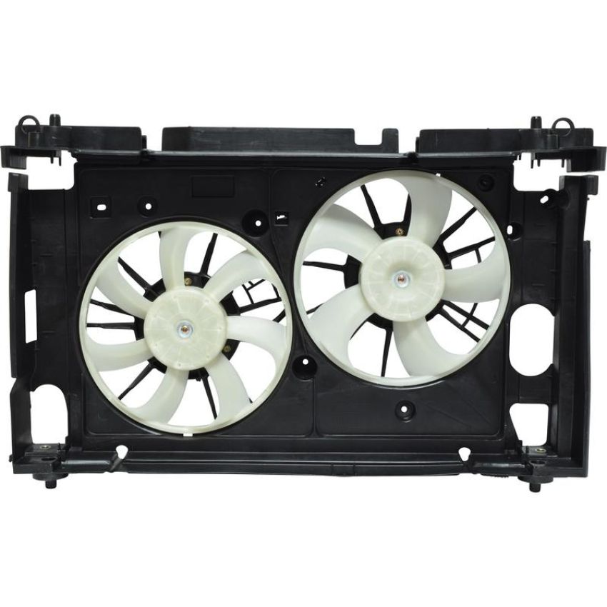 Universal Air Conditioning FA 50173C Dual Radiator and Condenser Fan Assembly -- Radiator-Condenser Fan Assy