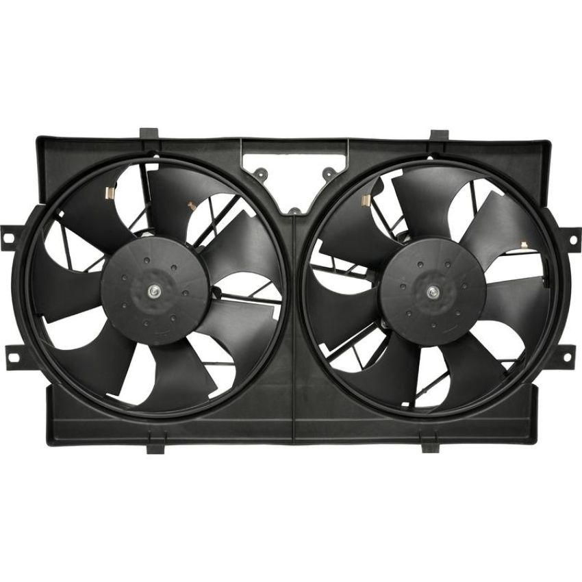Universal Air Conditioning FA 50193C Dual Radiator and Condenser Fan Assembly -- Radiator-Condenser Fan Assy