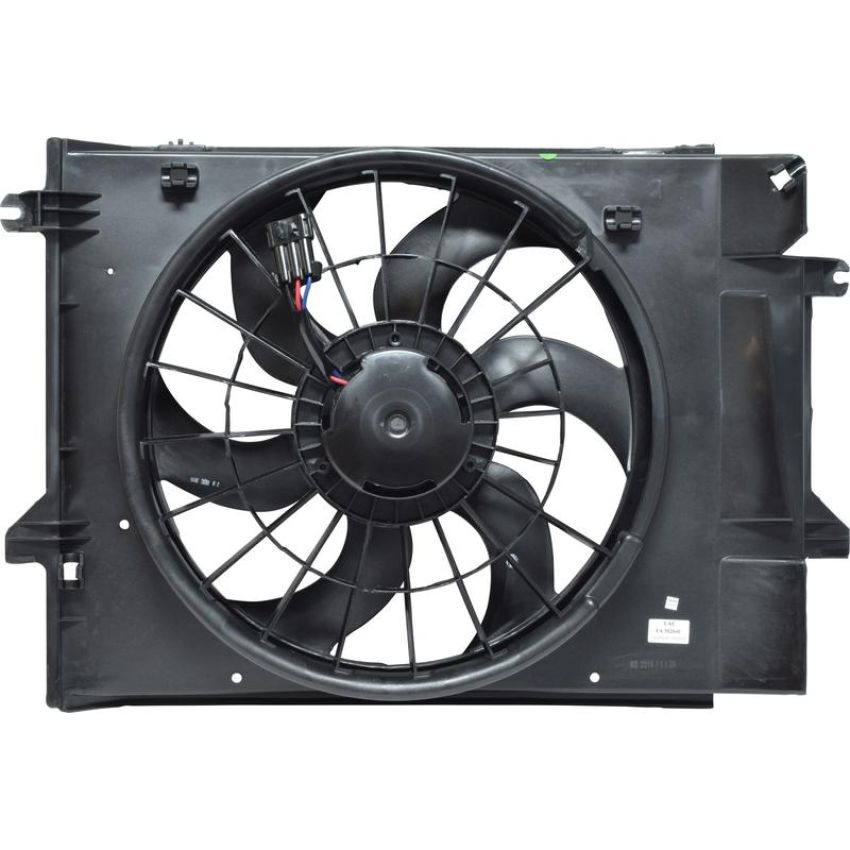 Universal Air Conditioning FA 50204C Dual Radiator and Condenser Fan Assembly -- Radiator-Condenser Fan Assy