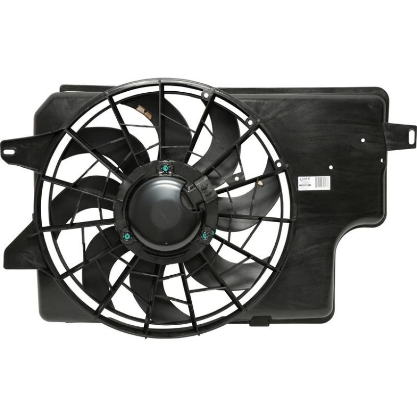 Universal Air Conditioning FA 50205C Engine Cooling Fan Assembly -- Radiator-Condenser Fan Assy