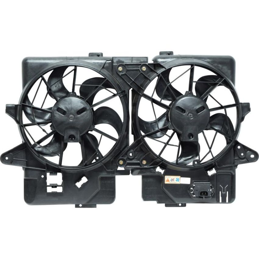 Universal Air Conditioning FA 50207C Dual Radiator and Condenser Fan Assembly -- Radiator-Condenser Fan Assy