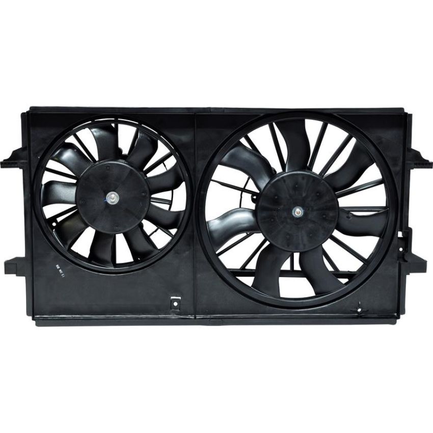 Universal Air Conditioning FA 50213C Dual Radiator and Condenser Fan Assembly -- Radiator-Condenser Fan Assy